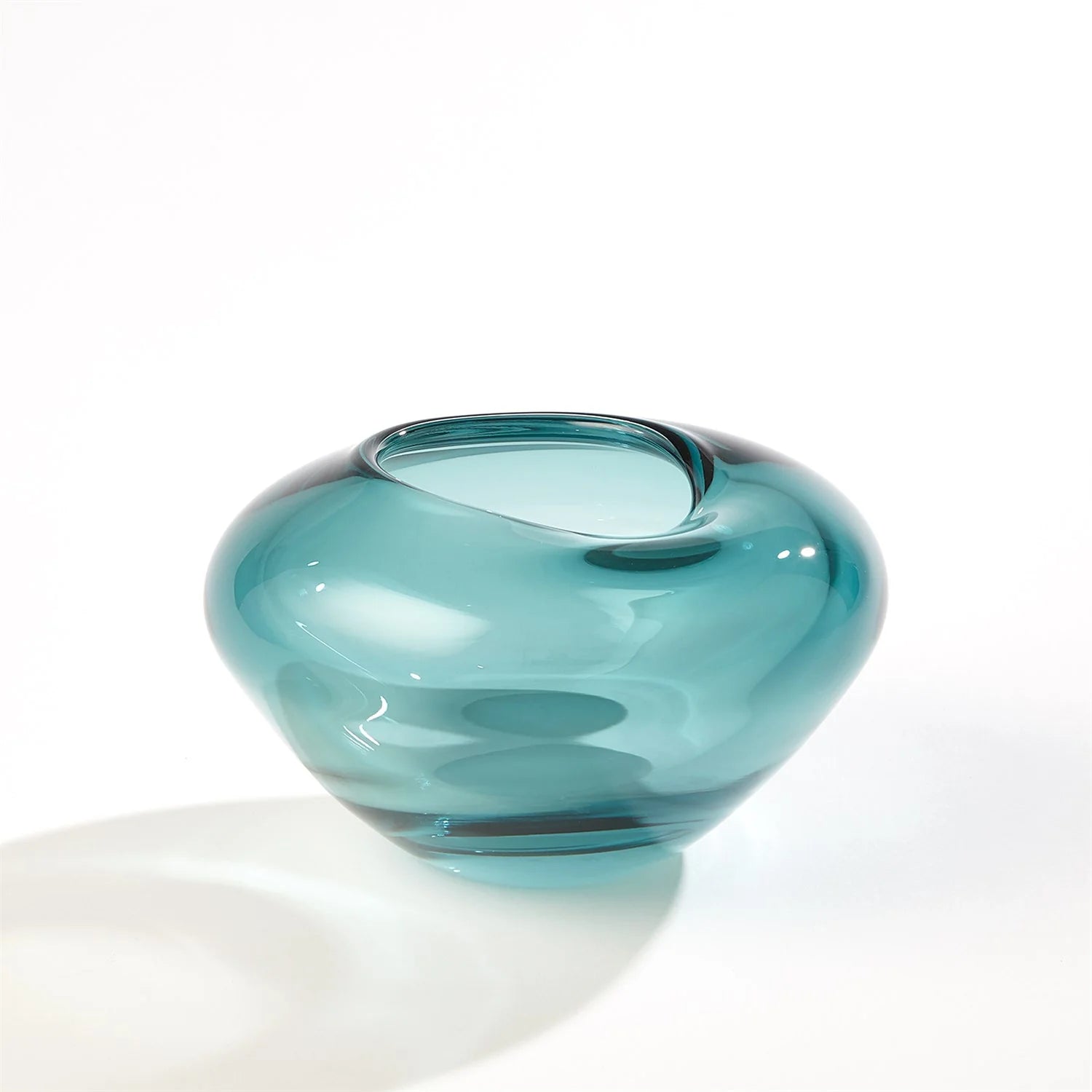 Undulating Vase - Azure