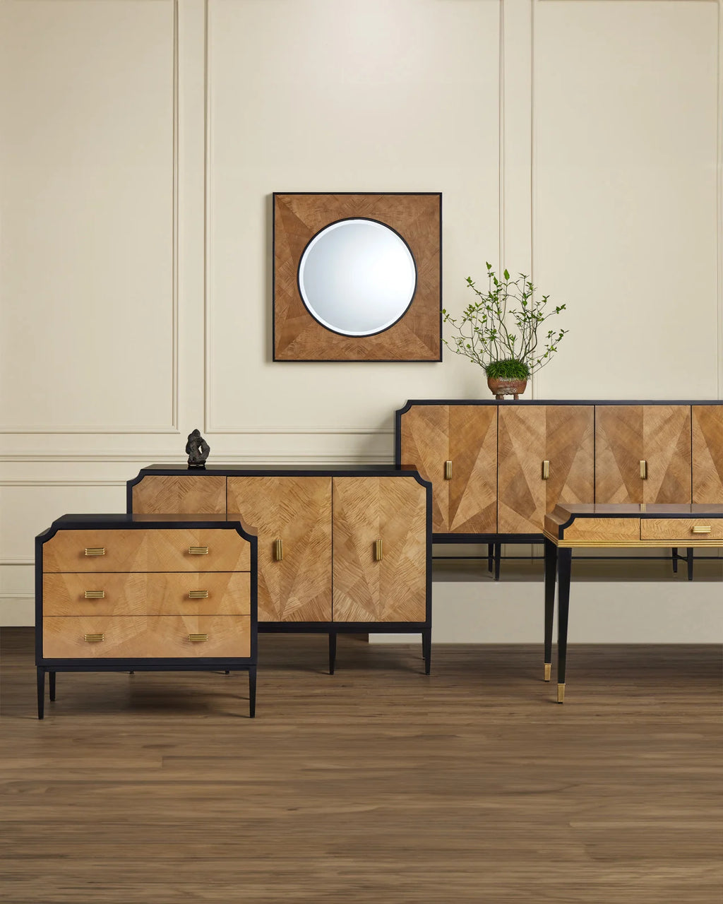 Kallista Taupe Cabinet