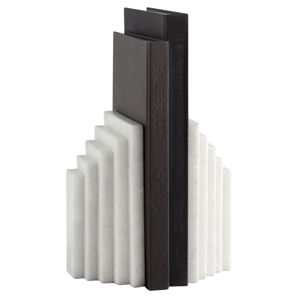 Epilogue Bookends in White
