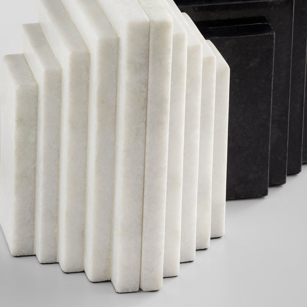 Epilogue Bookends in White