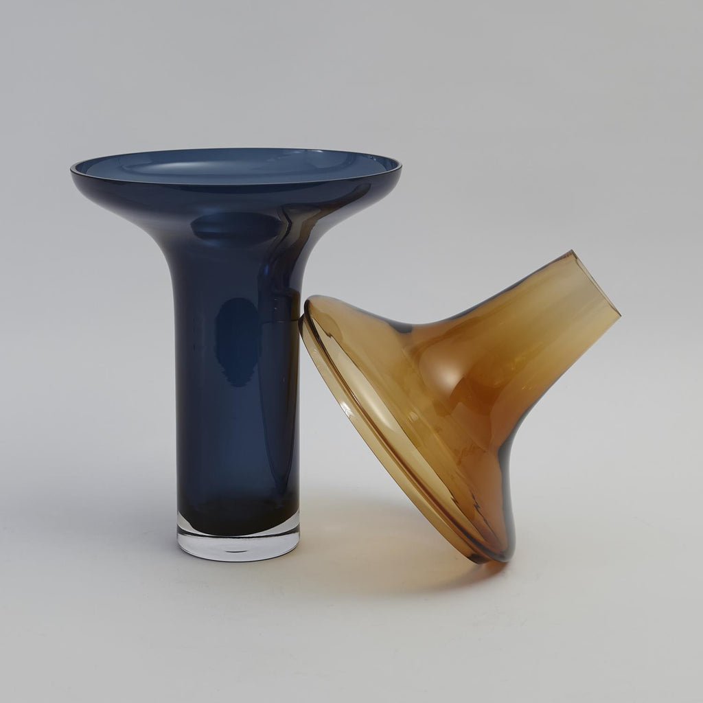 Cobalt / Amber Vase