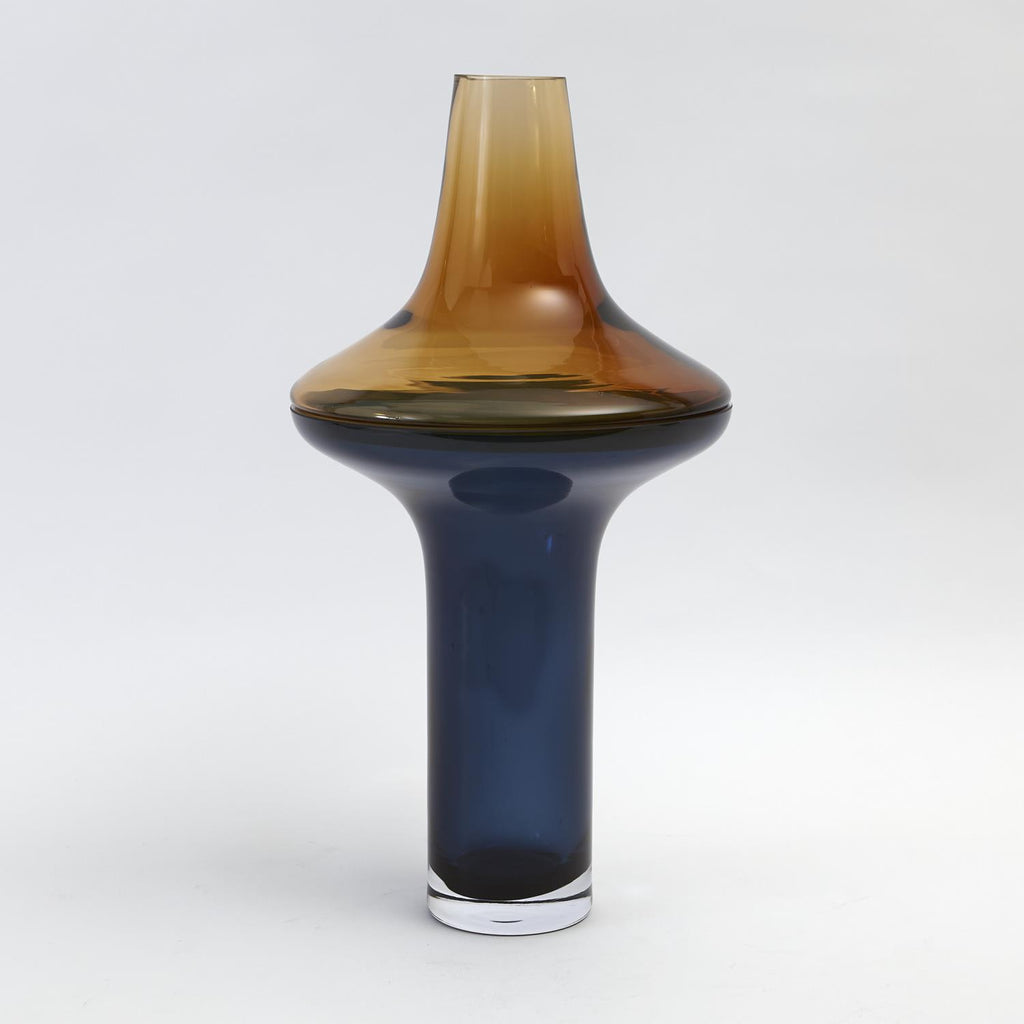 Cobalt / Amber Vase
