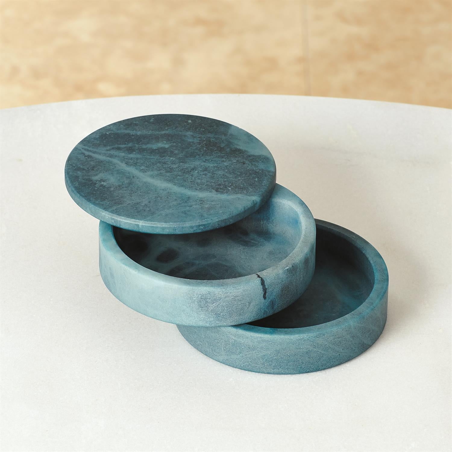 Alabaster Swivel Box