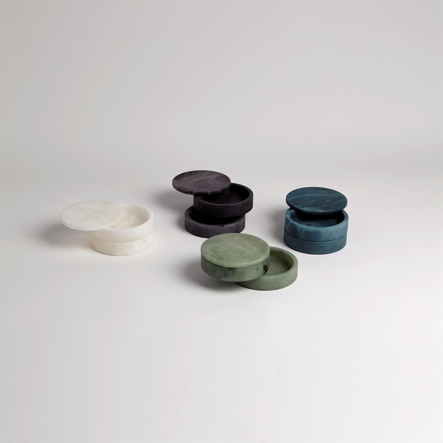 Alabaster Swivel Box