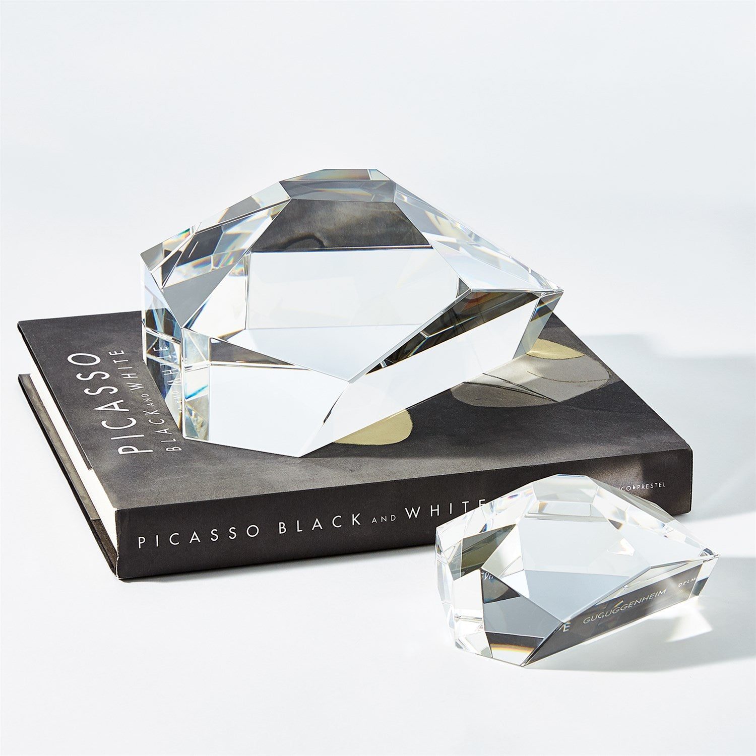Crystal Paper Weight-Clear