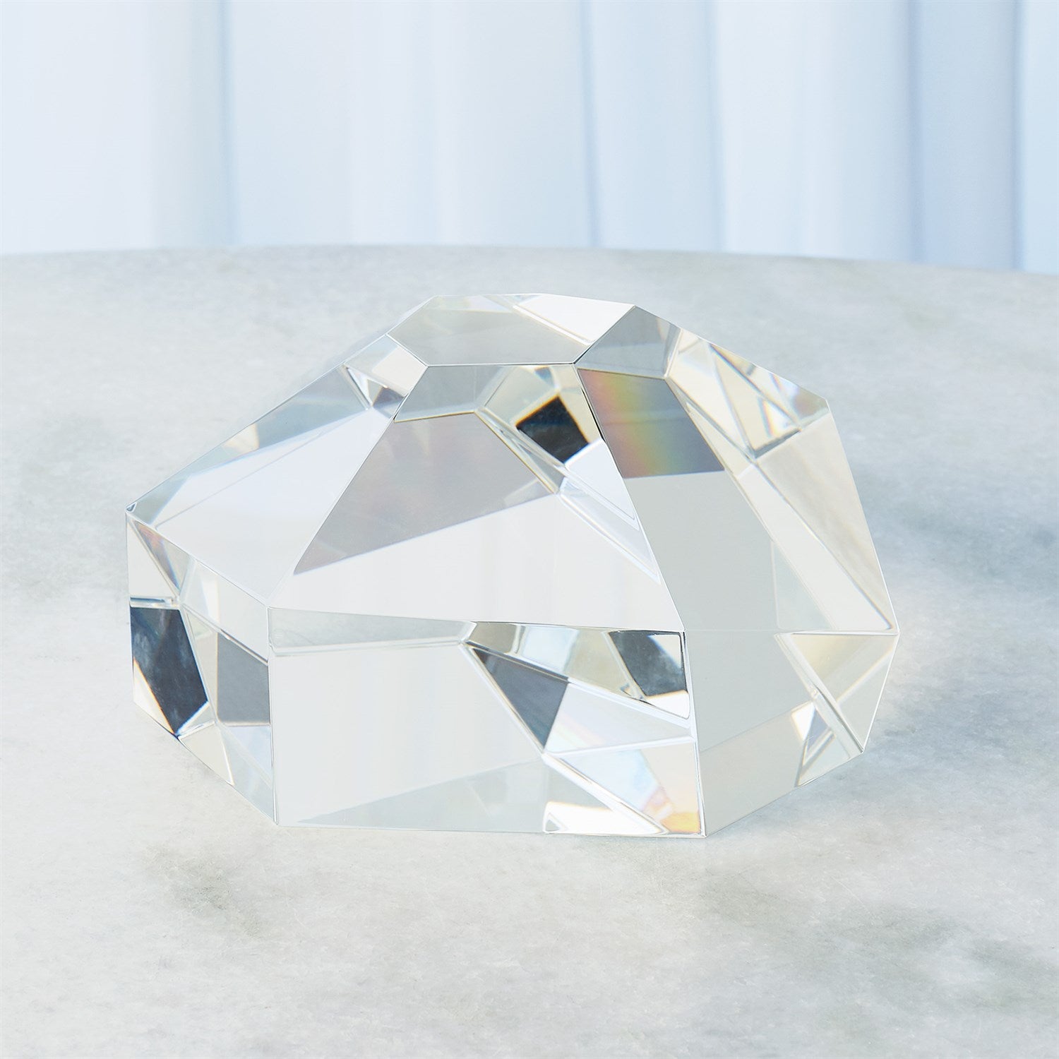 Crystal Paper Weight-Clear