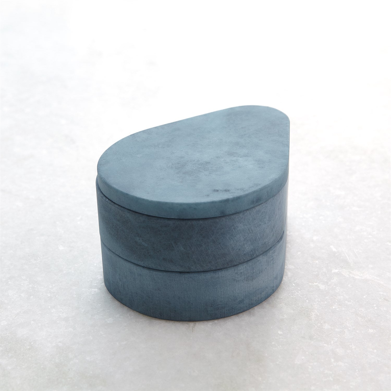 Alabaster Teardrop Double Box