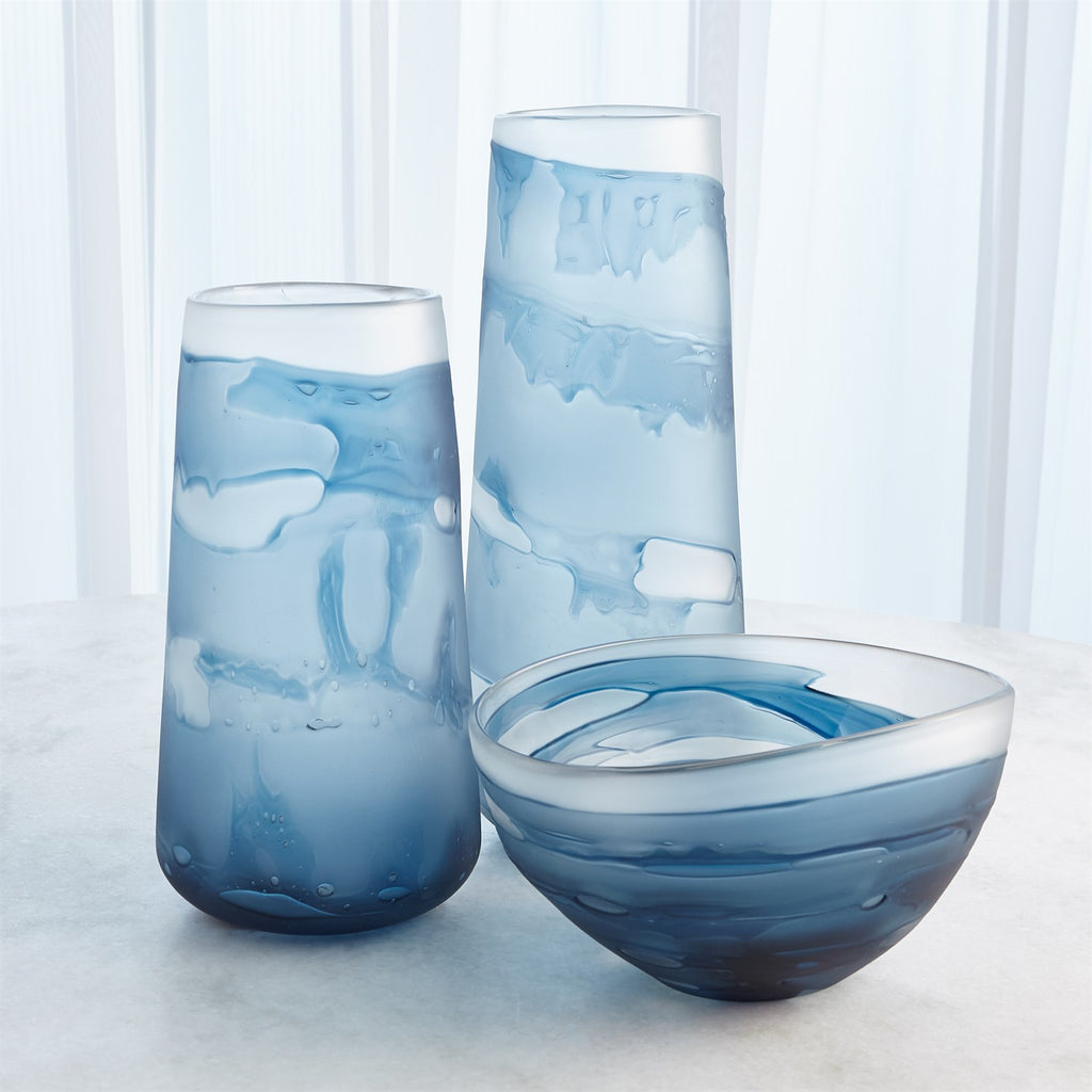 Glacier Vases & Bowl Collection