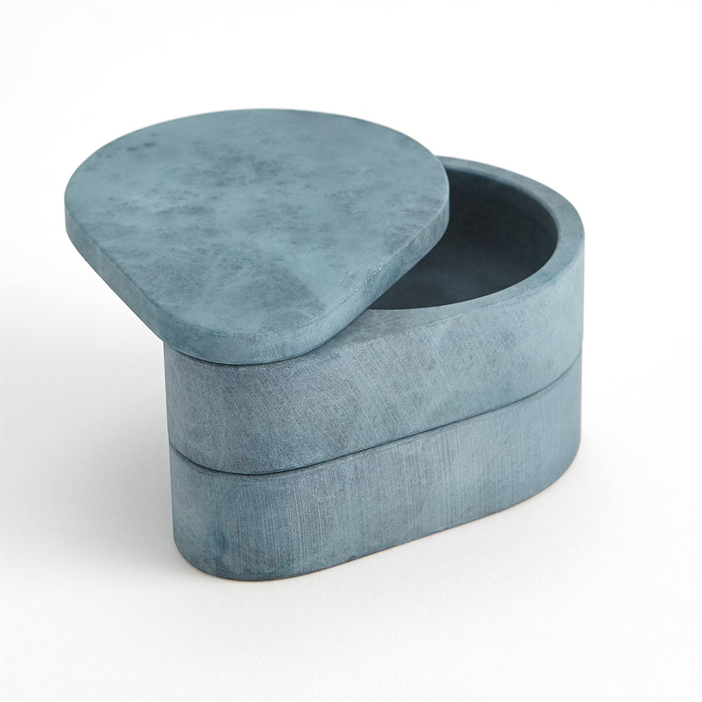 Alabaster Teardrop Double Box