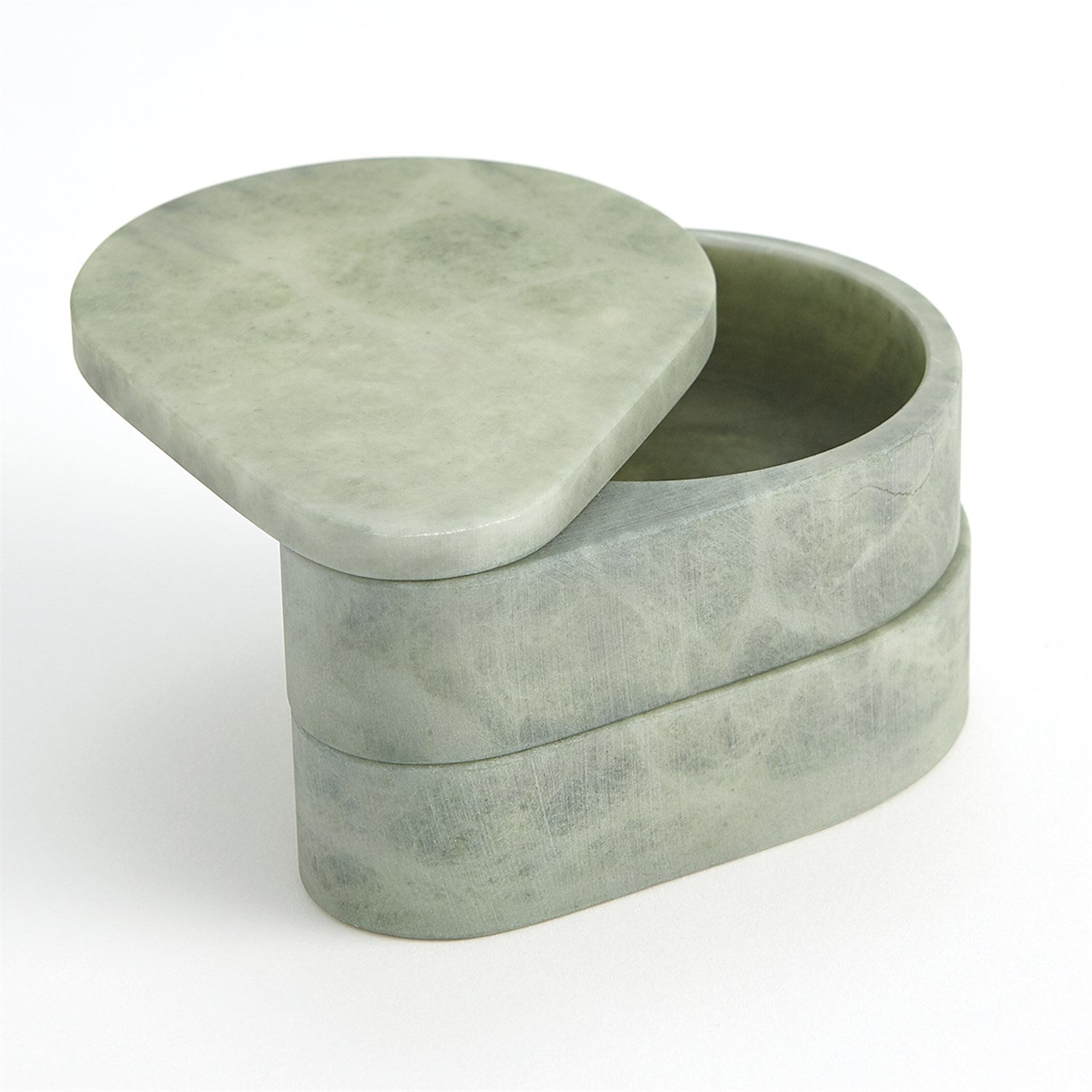 Alabaster Teardrop Double Box