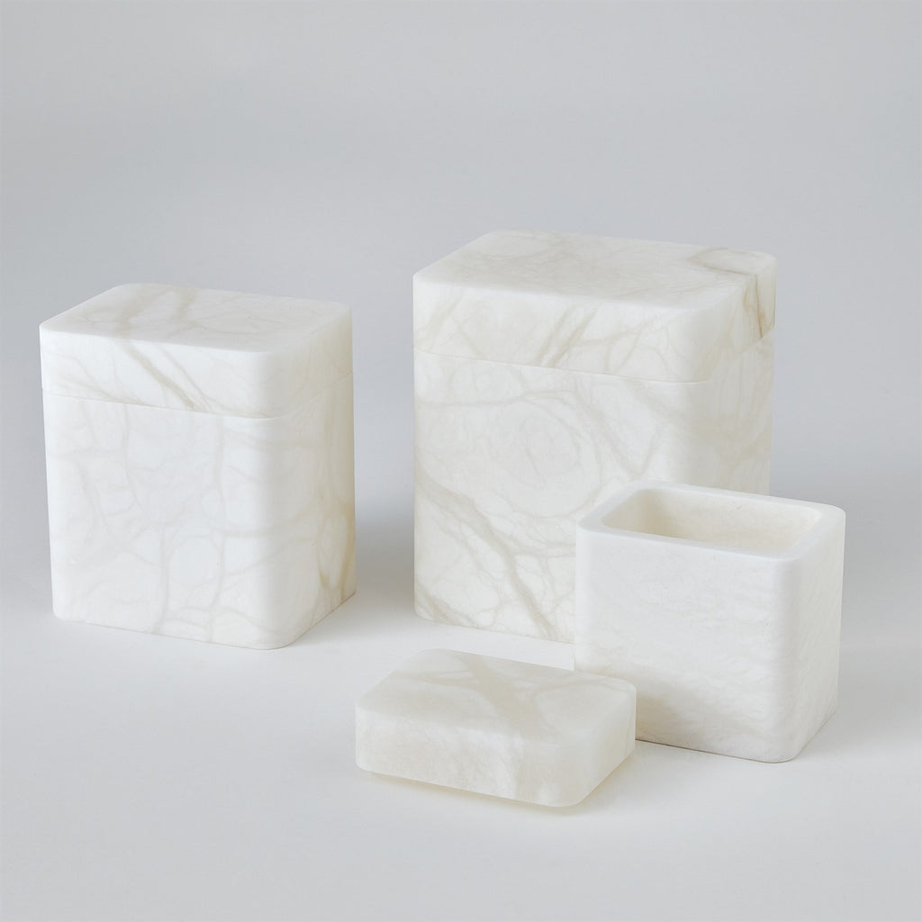 Raggio Alabaster Box-White