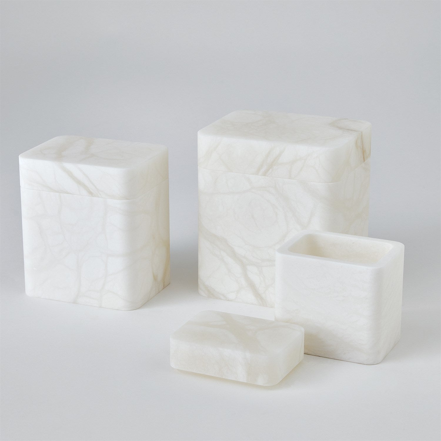 Raggio Alabaster Box-White