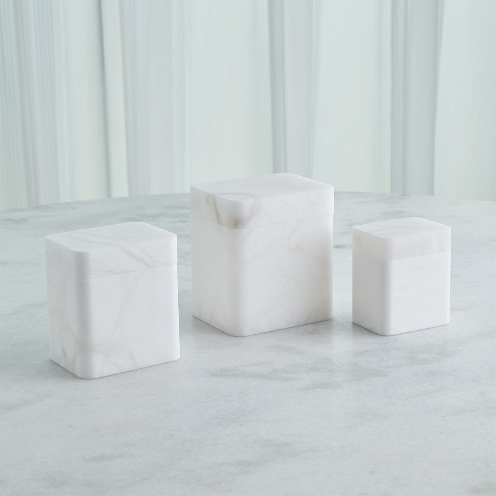 Raggio Alabaster Box-White
