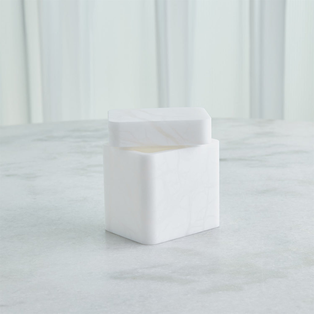 Raggio Alabaster Box-White