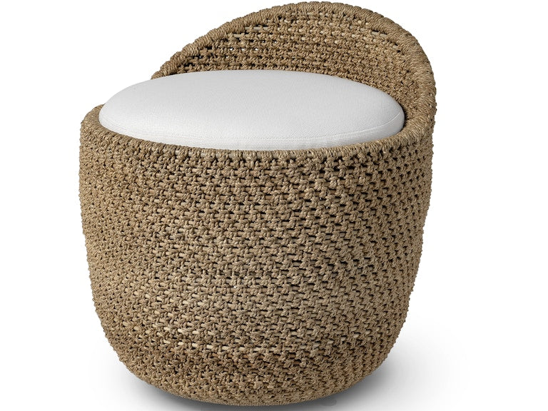 Green Oaks Swivel Stool in Natural