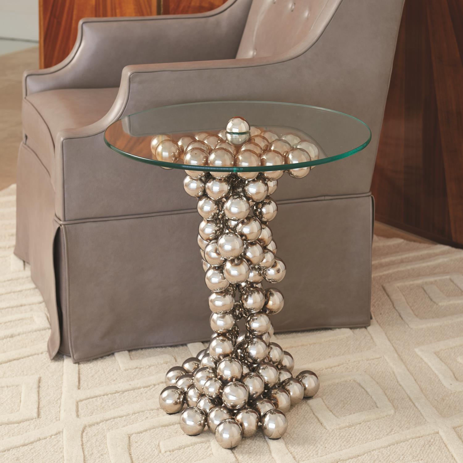 Sphere Table-Nickel