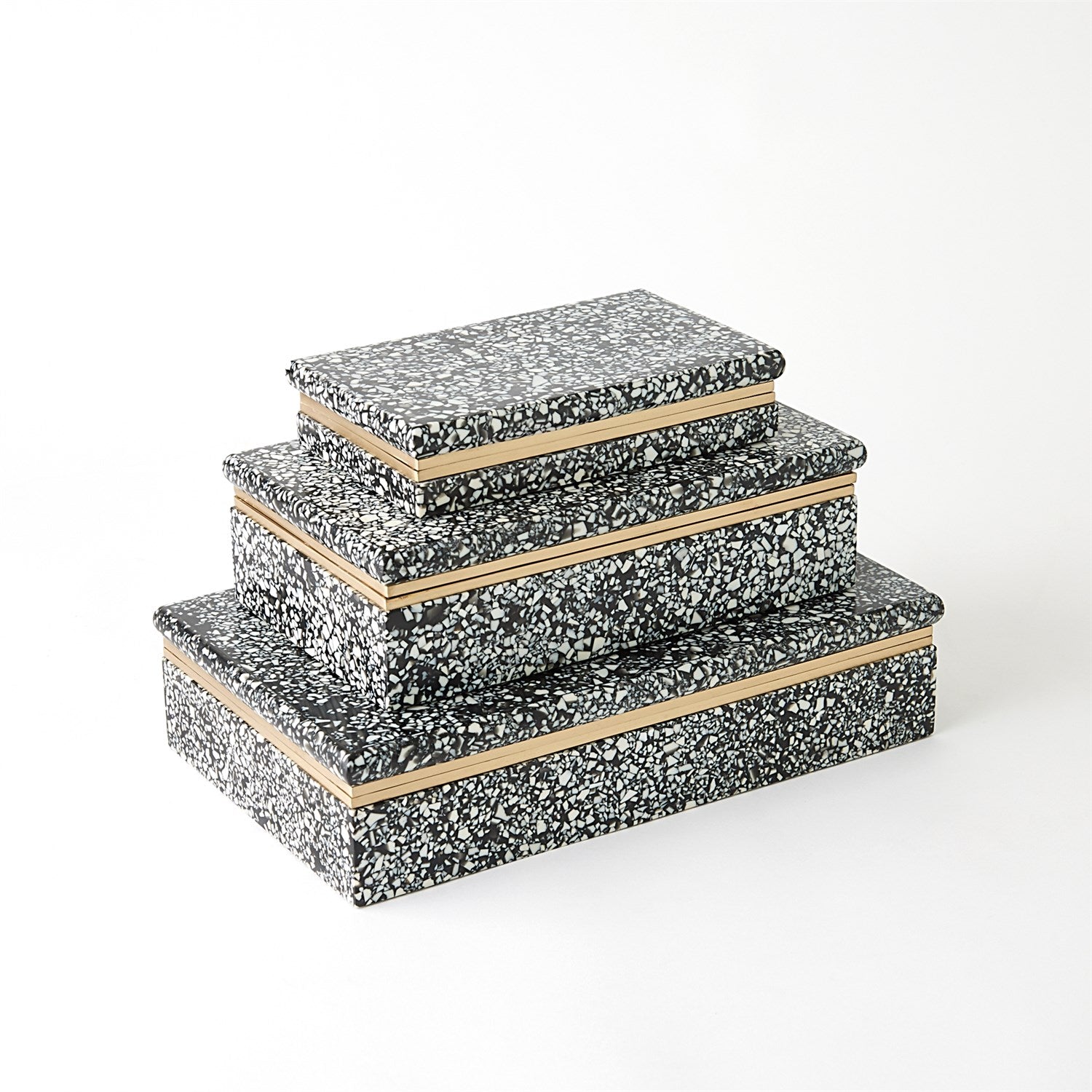 Terrazzo Box in Black and White