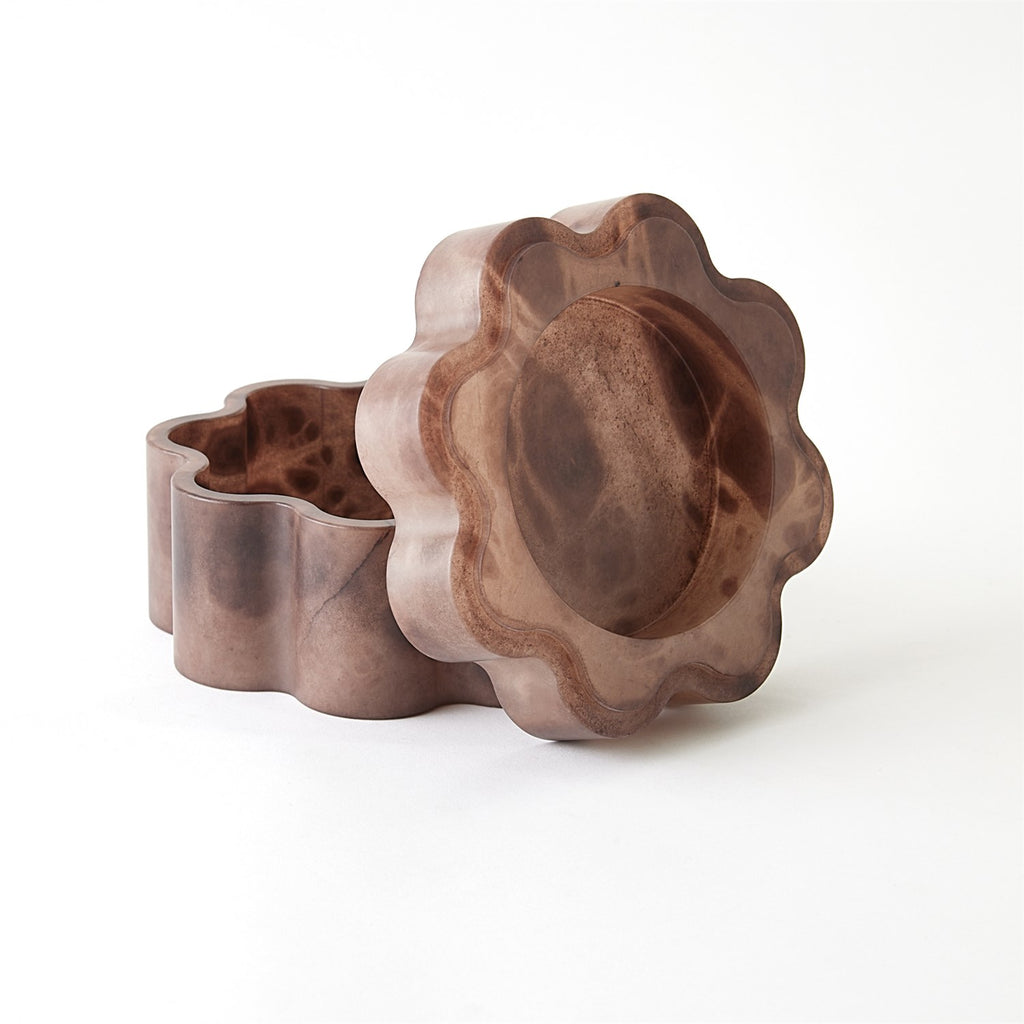 Cumulus Alabaster Wide Box-Chocolate-Large