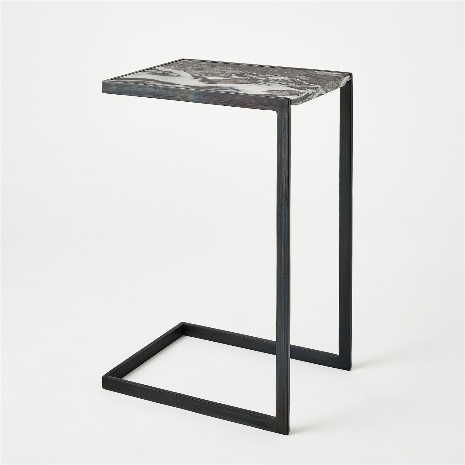 Nudge Nesting Table-Gunmetal-Large
