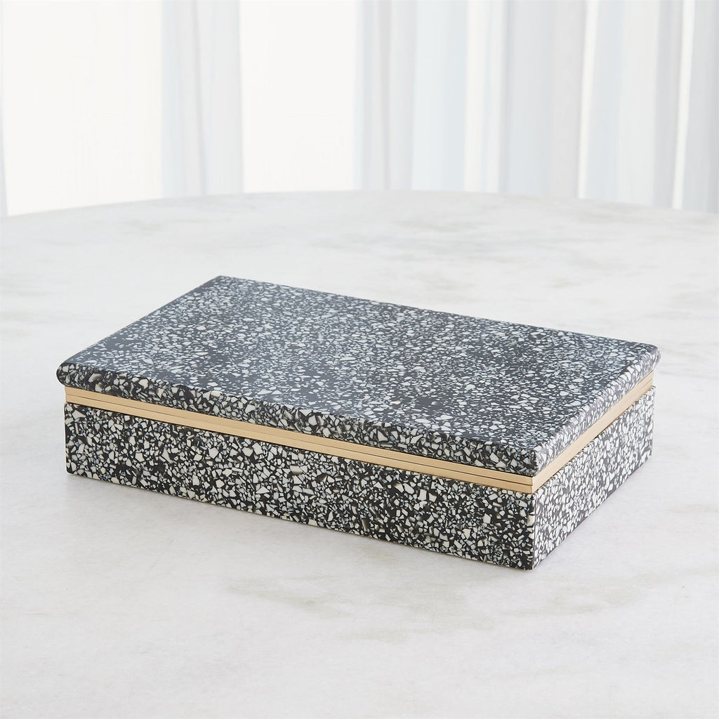 Terrazzo Box in Black and White