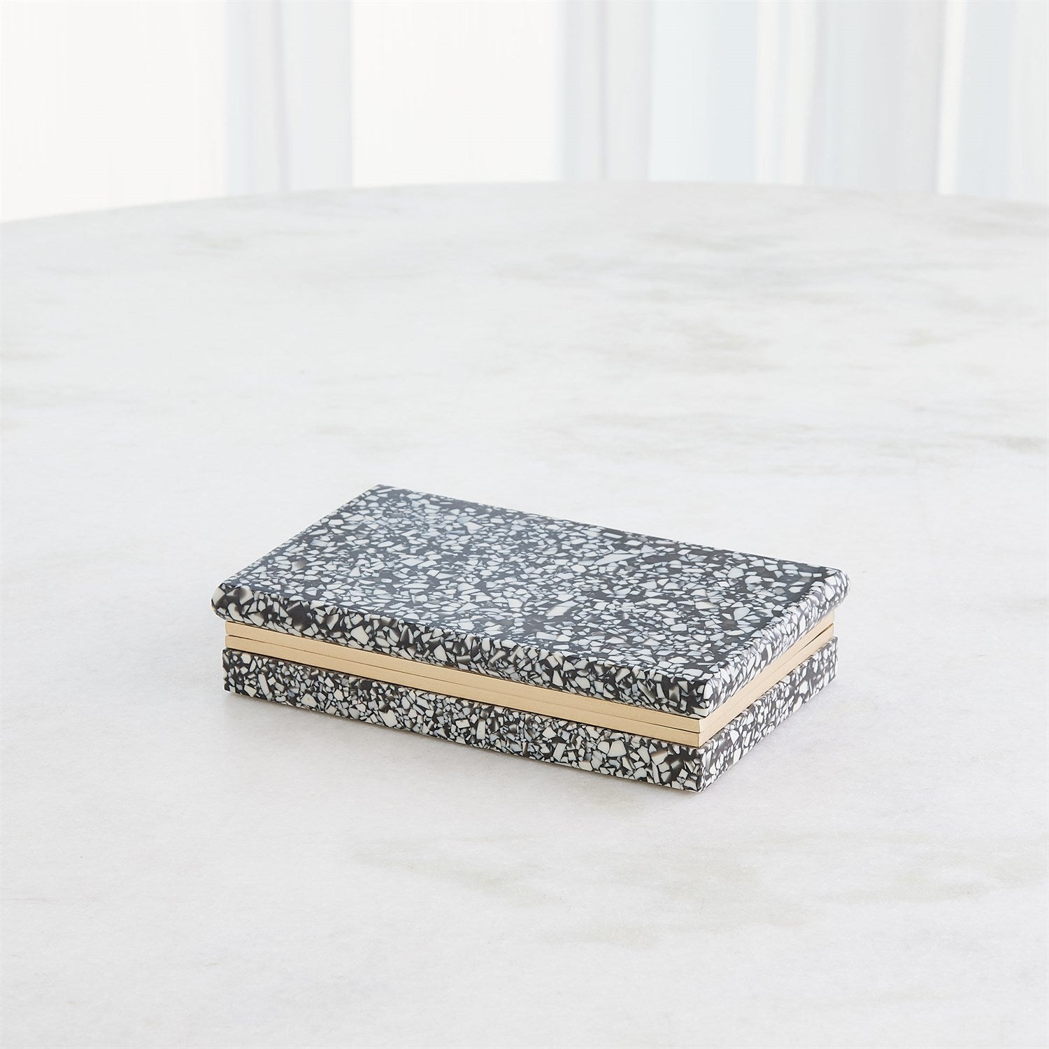 Terrazzo Box in Black and White