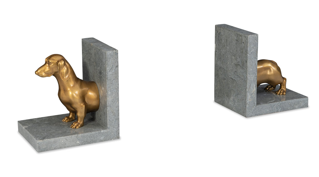 Dachshund Bookends