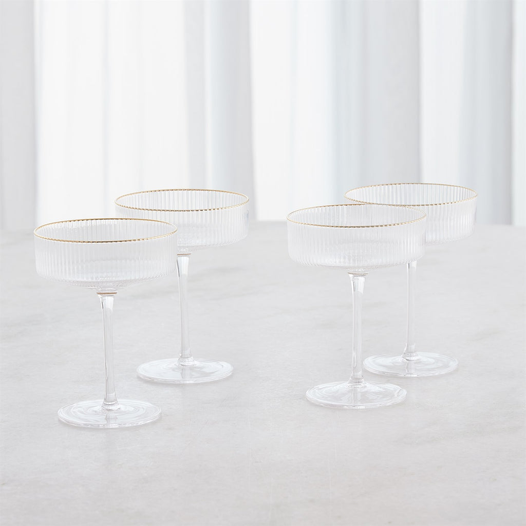 Winston Coupe Glasses S/4