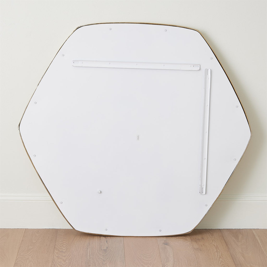 Hexagon Mirror-Gold
