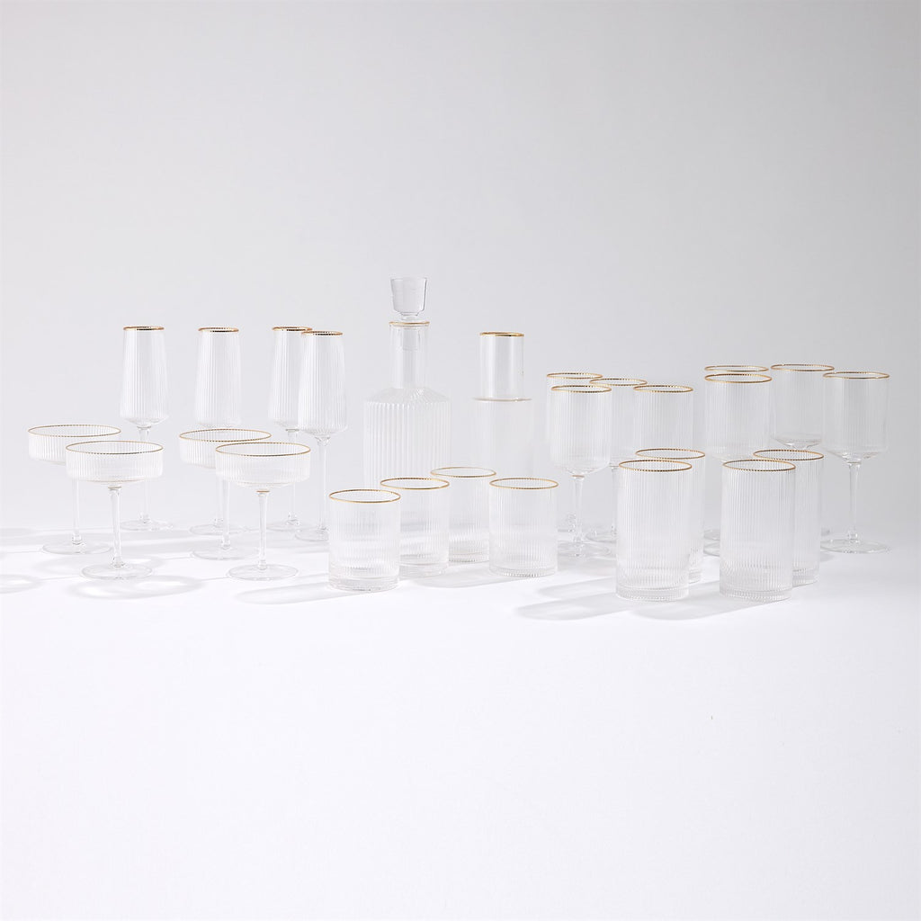 Winston Coupe Glasses S/4