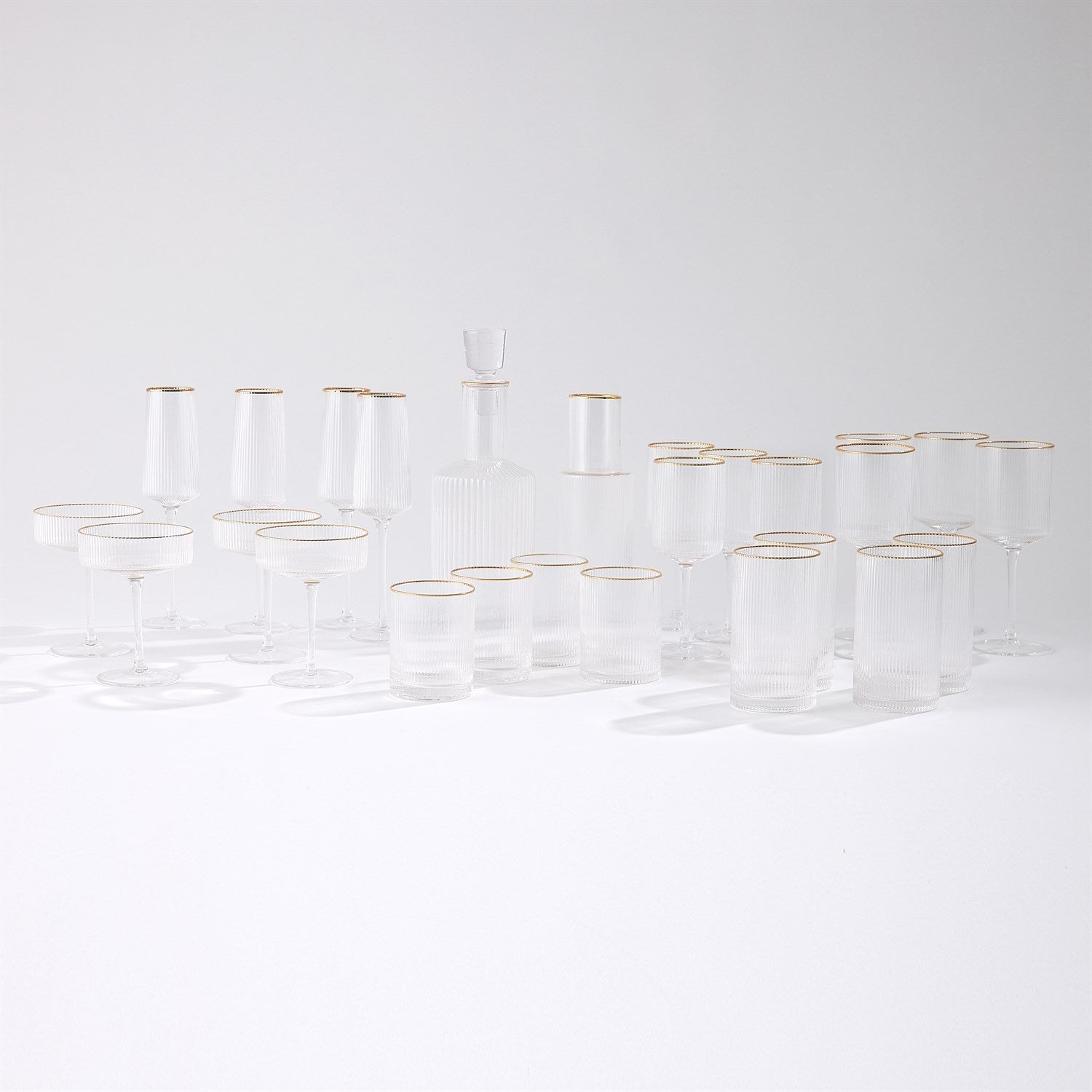 Winston Coupe Glasses S/4