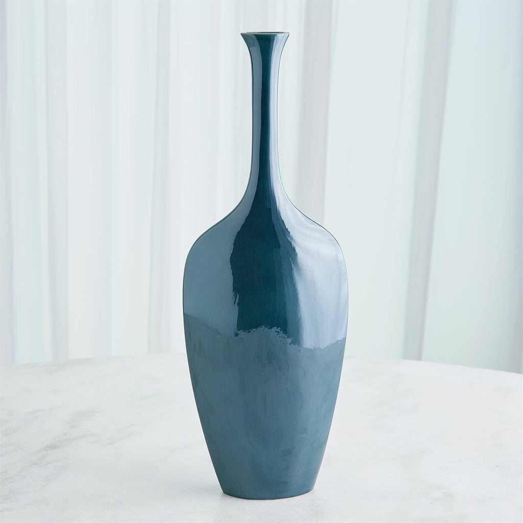 Silhouette Vases in Reactive Blue