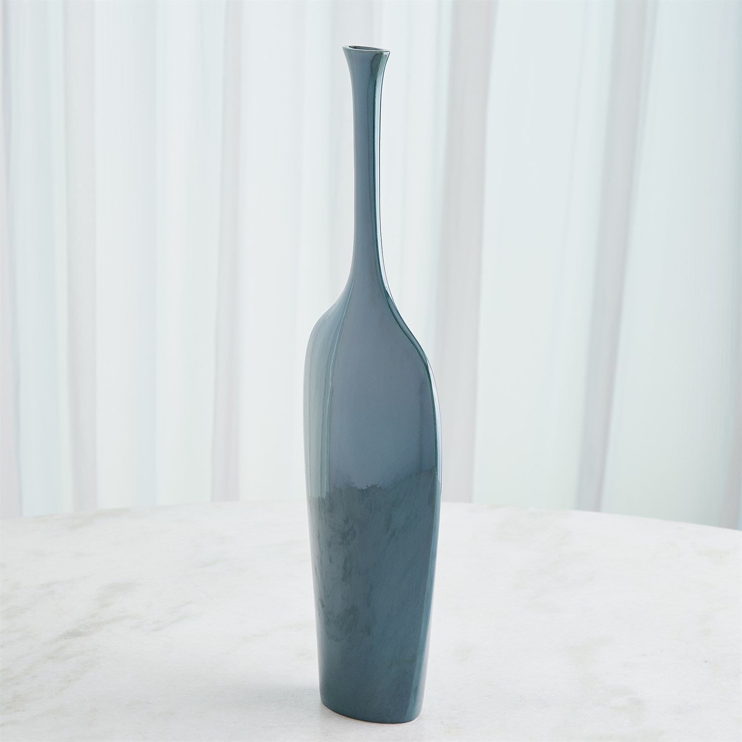 Silhouette Vases in Reactive Blue