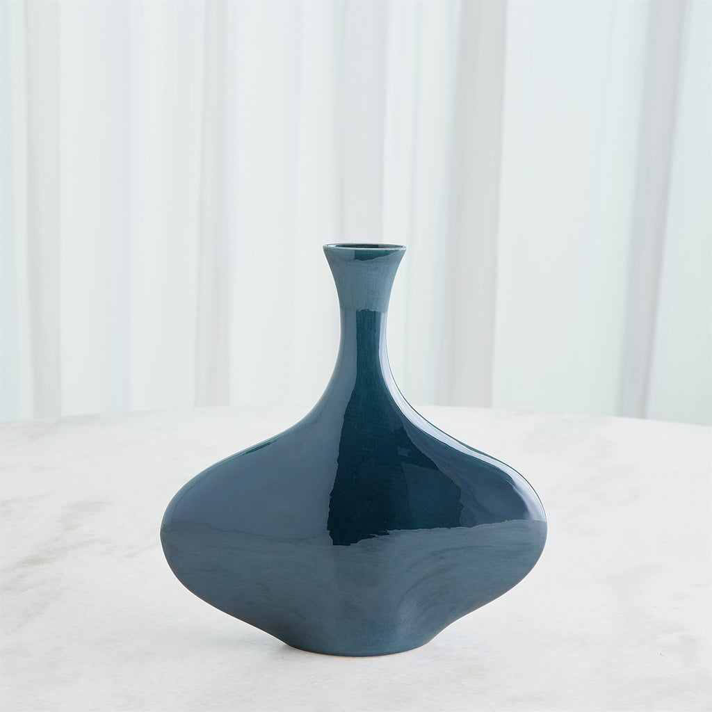 Silhouette Vases in Reactive Blue