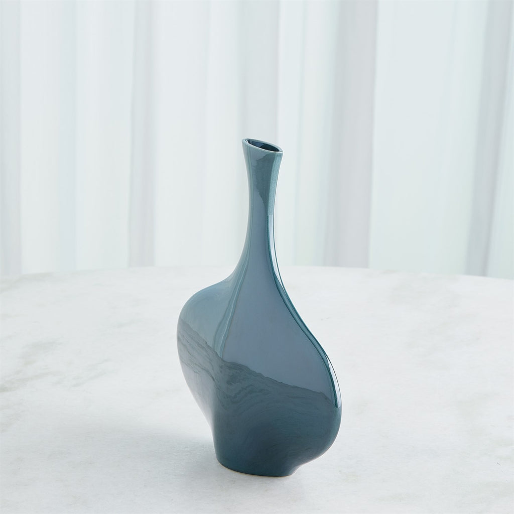 Silhouette Vases in Reactive Blue
