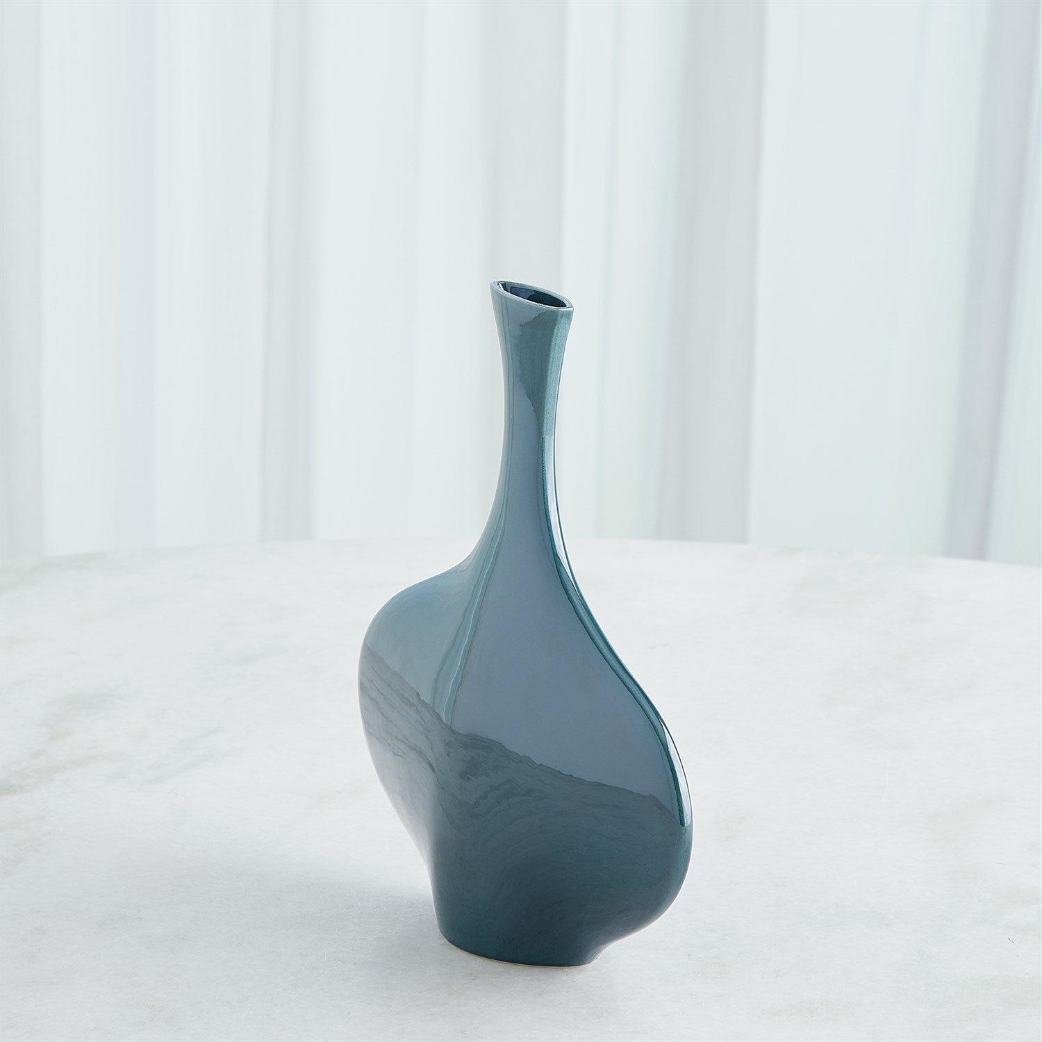 Silhouette Vases in Reactive Blue