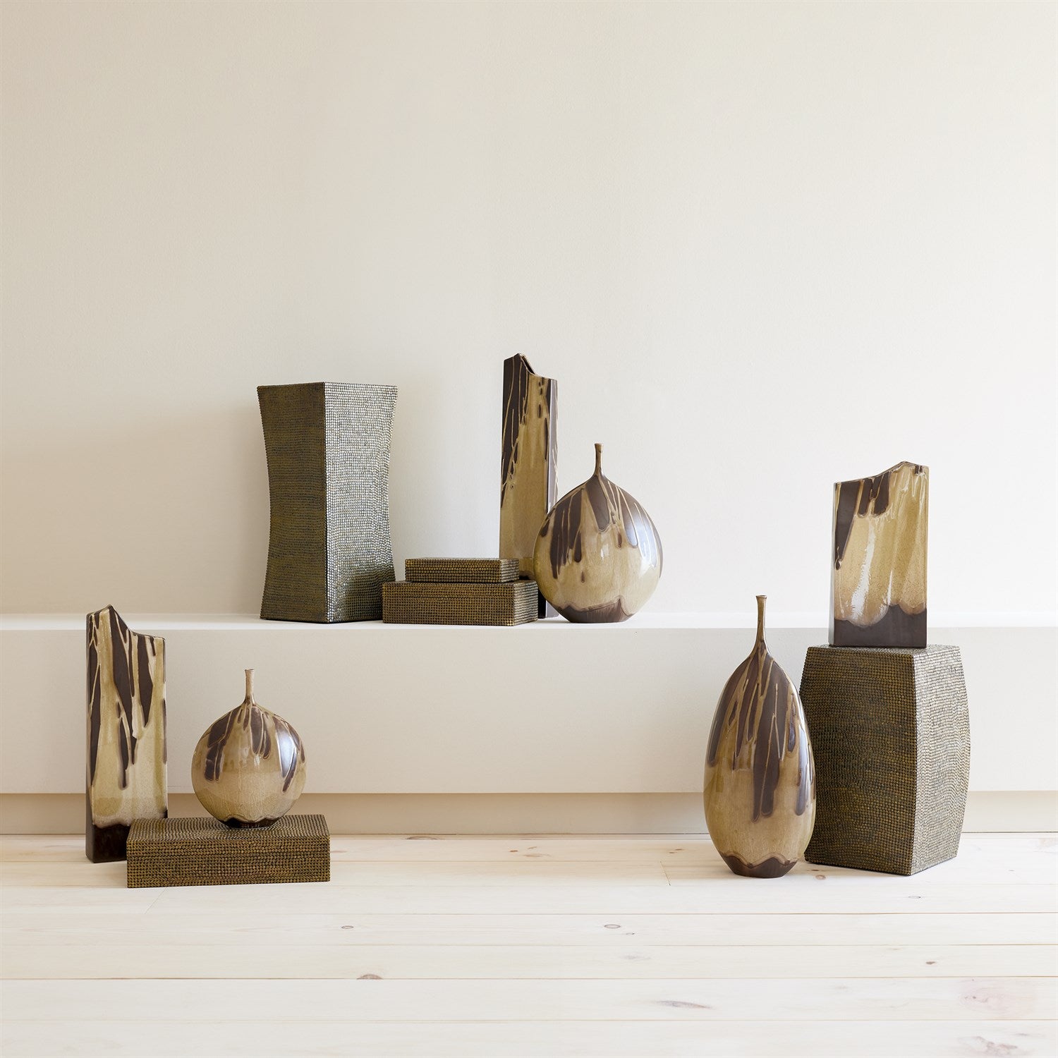 Splash Bottles in Umber