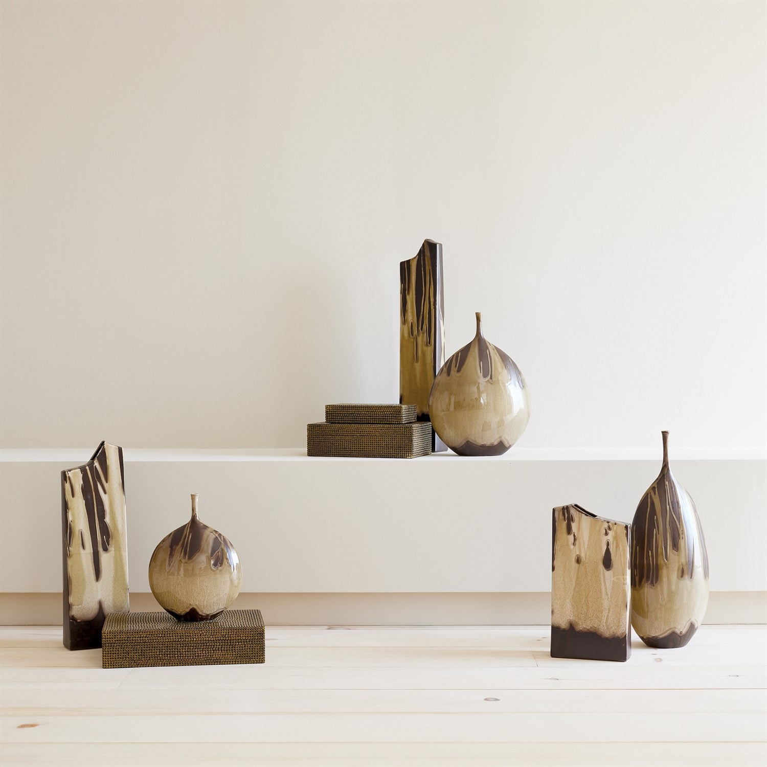 Splash Bottles in Umber