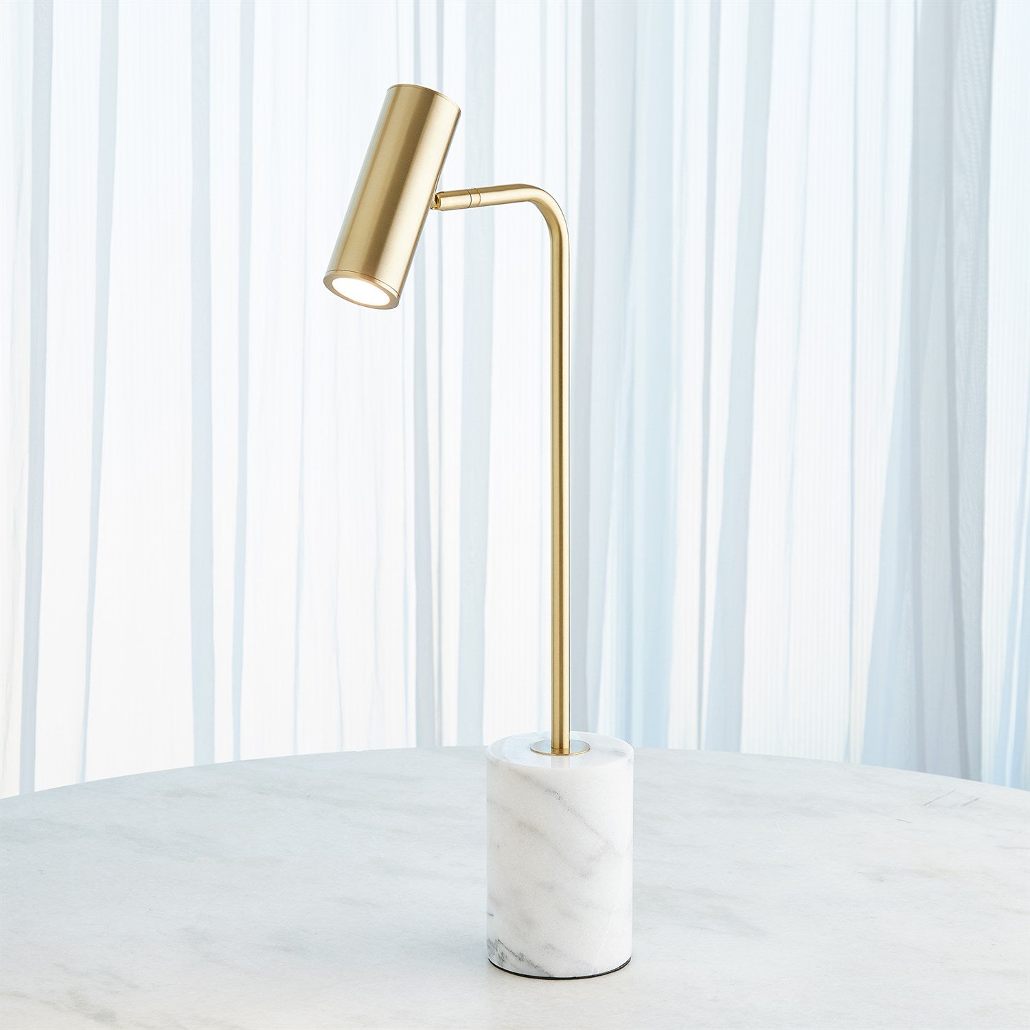 Spotlight Table Lamp-Brass