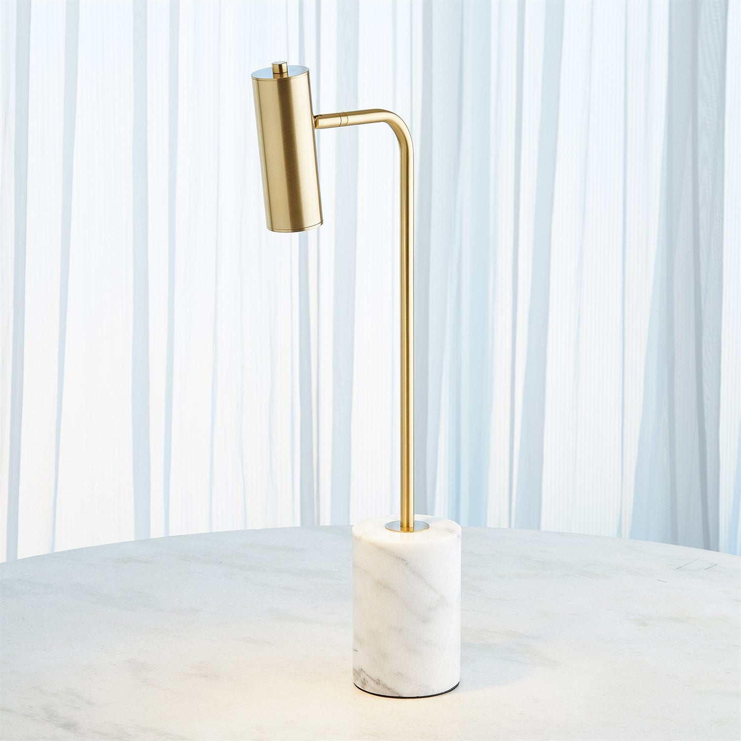 Spotlight Table Lamp-Brass