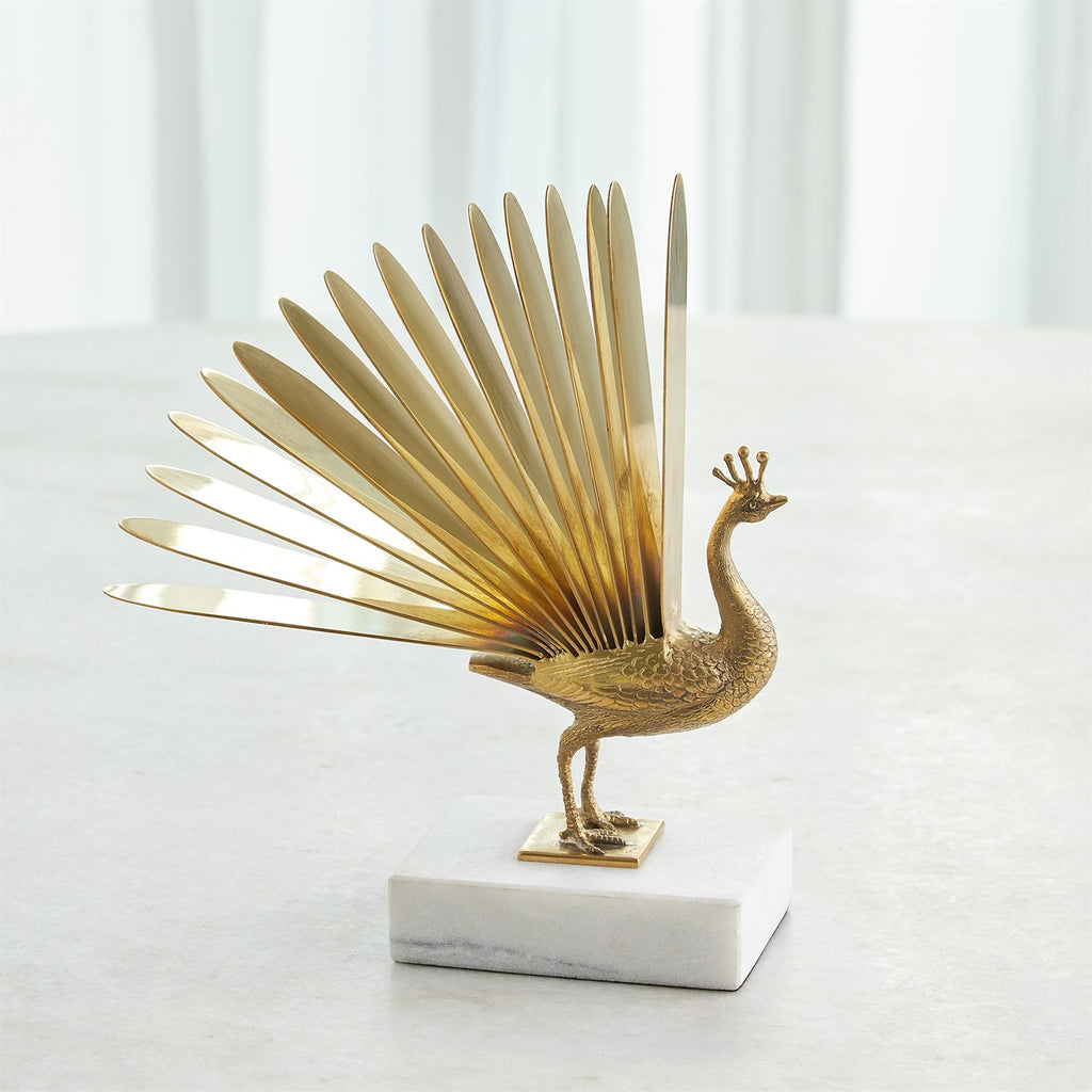 Pavona Sculpture-Brass