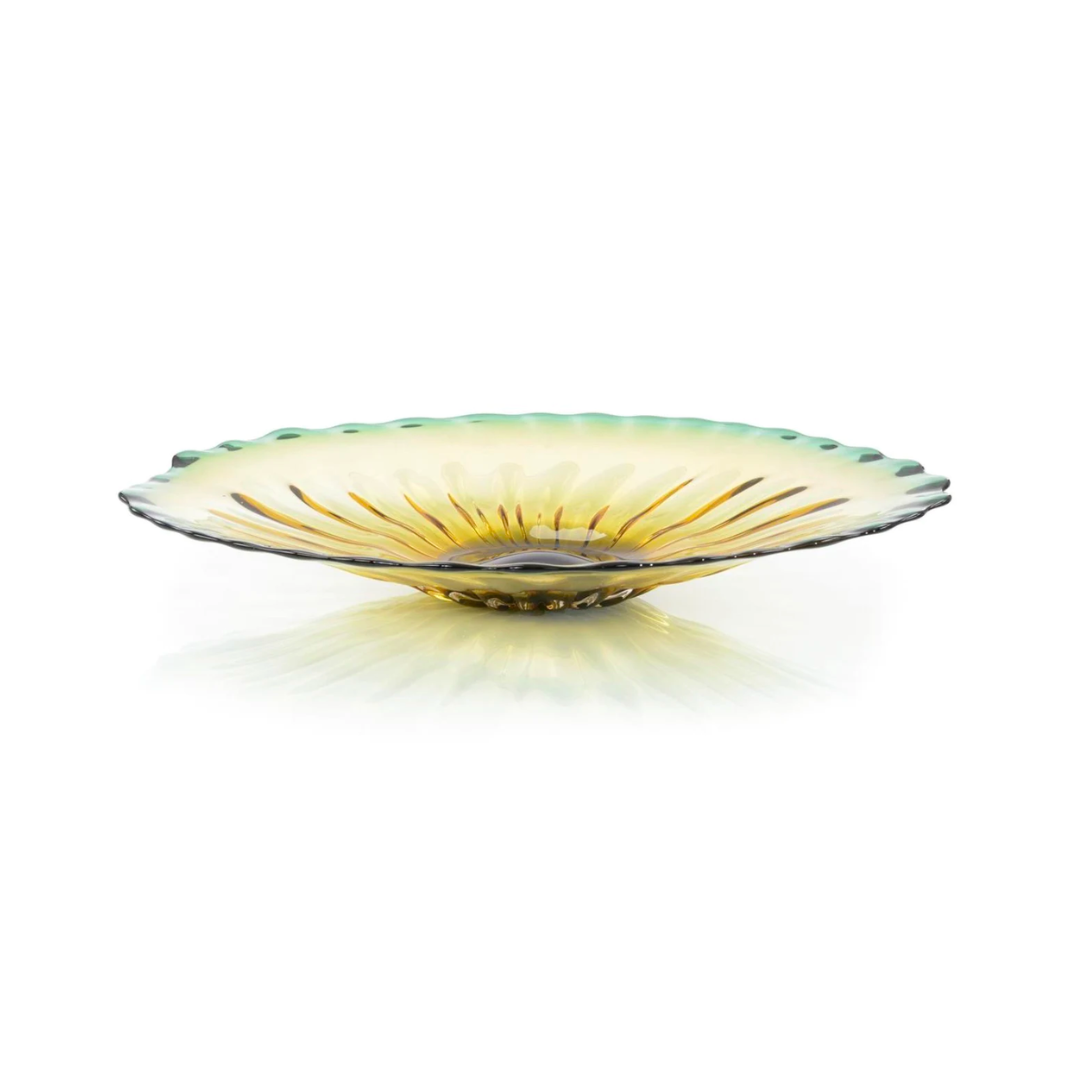 Eye of the Tiger Handblown Glass Bowl