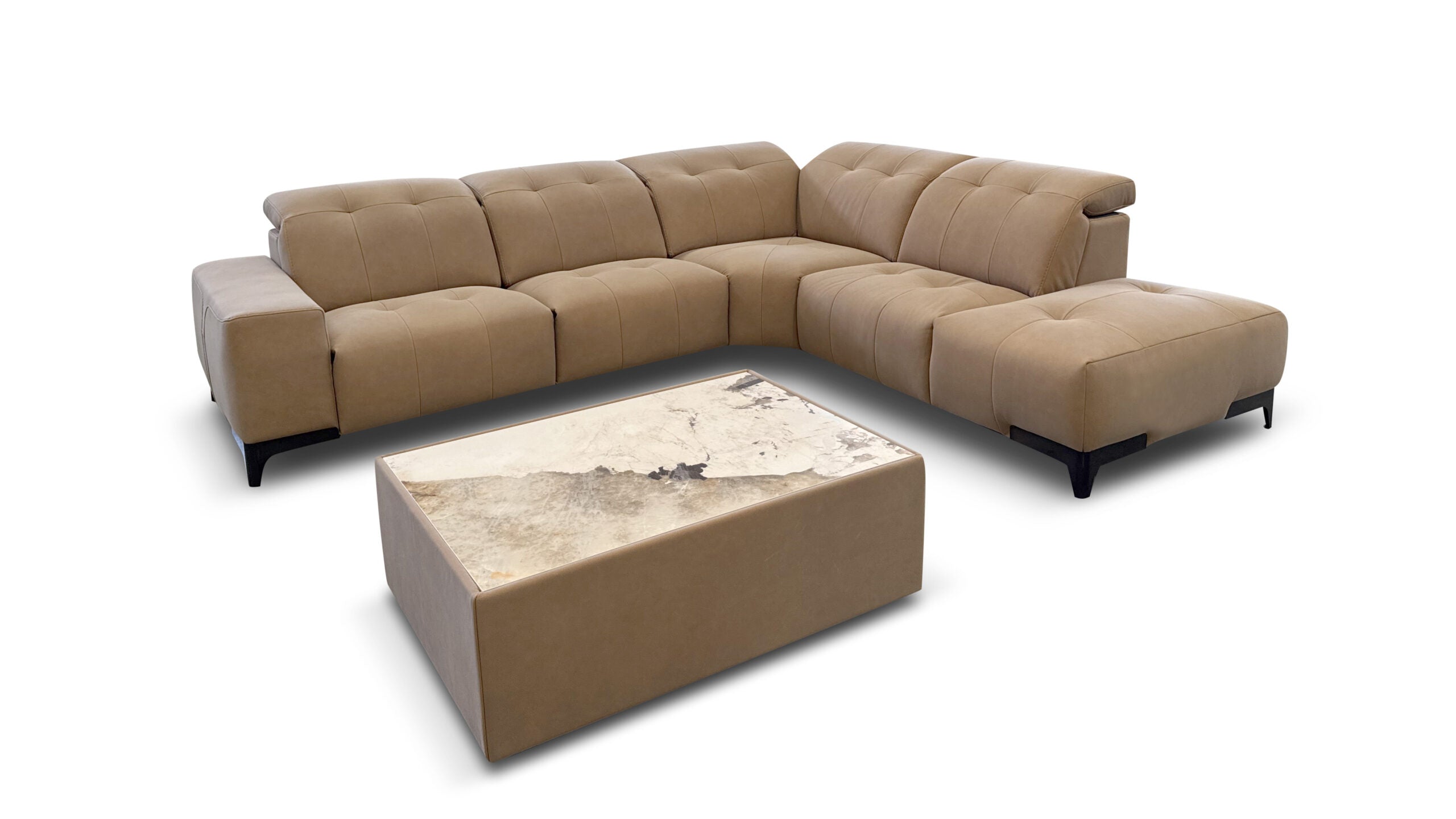 Rosy Power Sectional