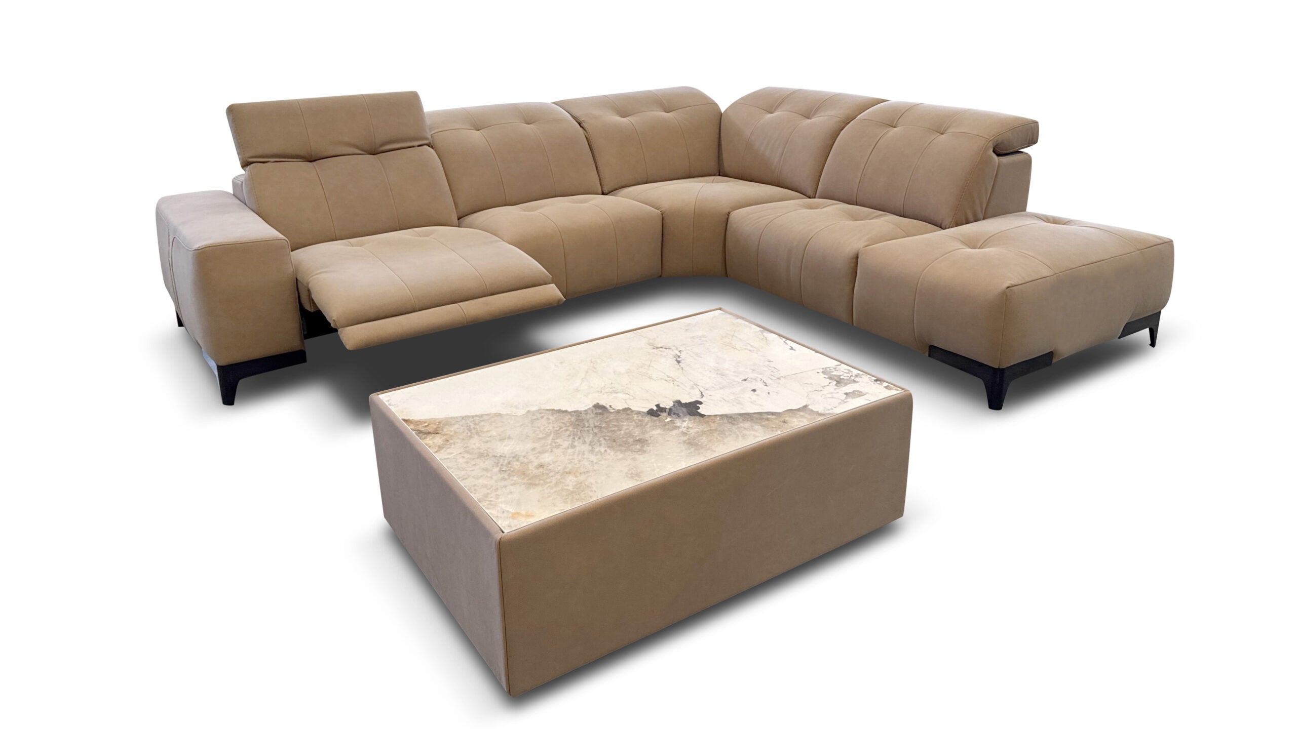 Rosy Power Sectional