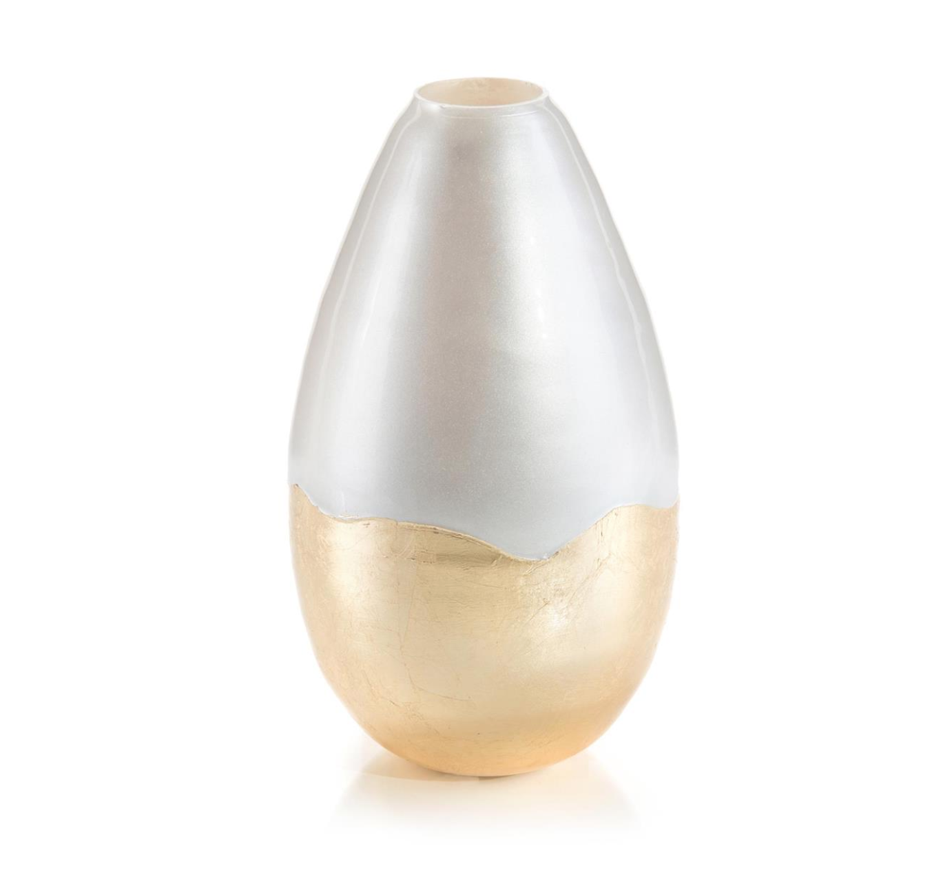 Golden Cloud Glass Vase