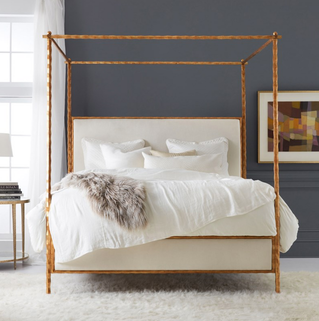 Organic Bed-Gold Leaf-King