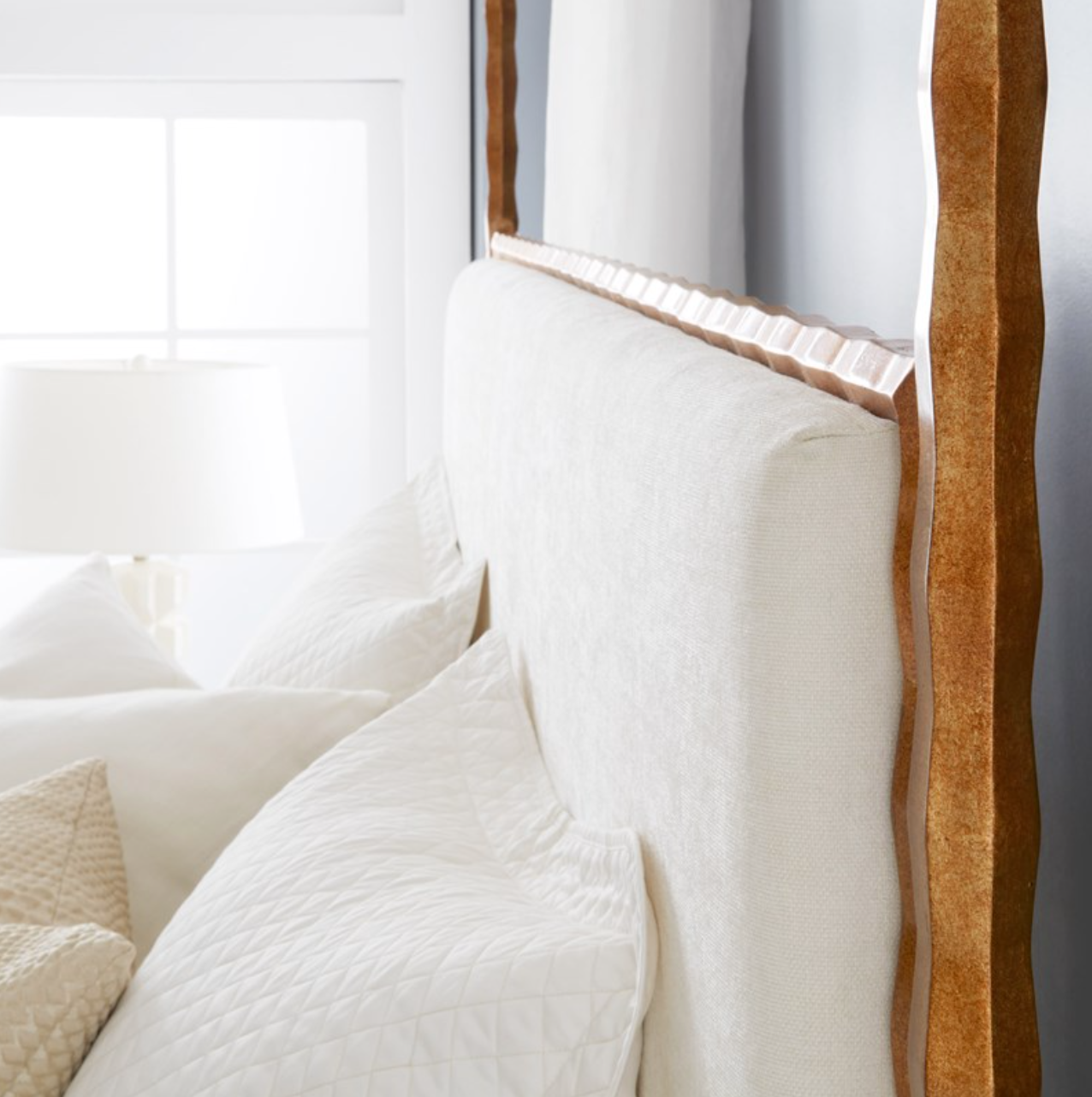 Organic Bed-Gold Leaf-King