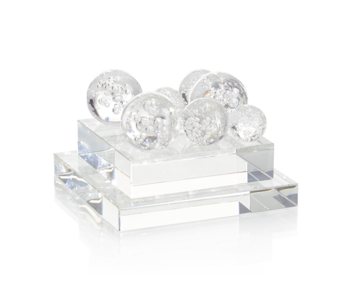 Bubble Glass Orb Sculpture