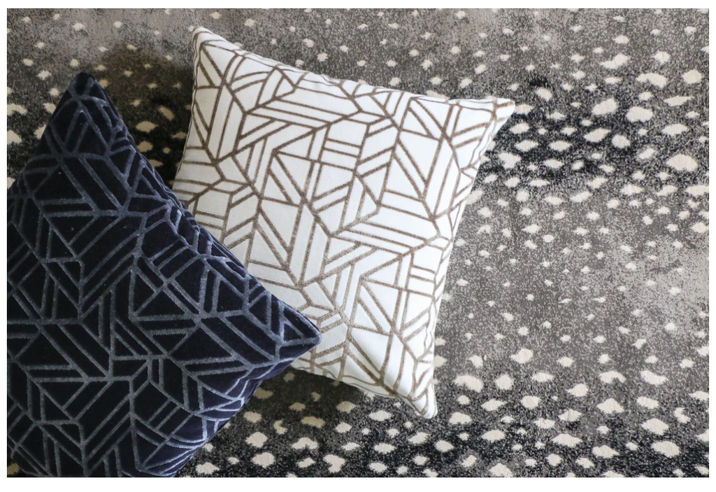 Louie White/Gold Pillow