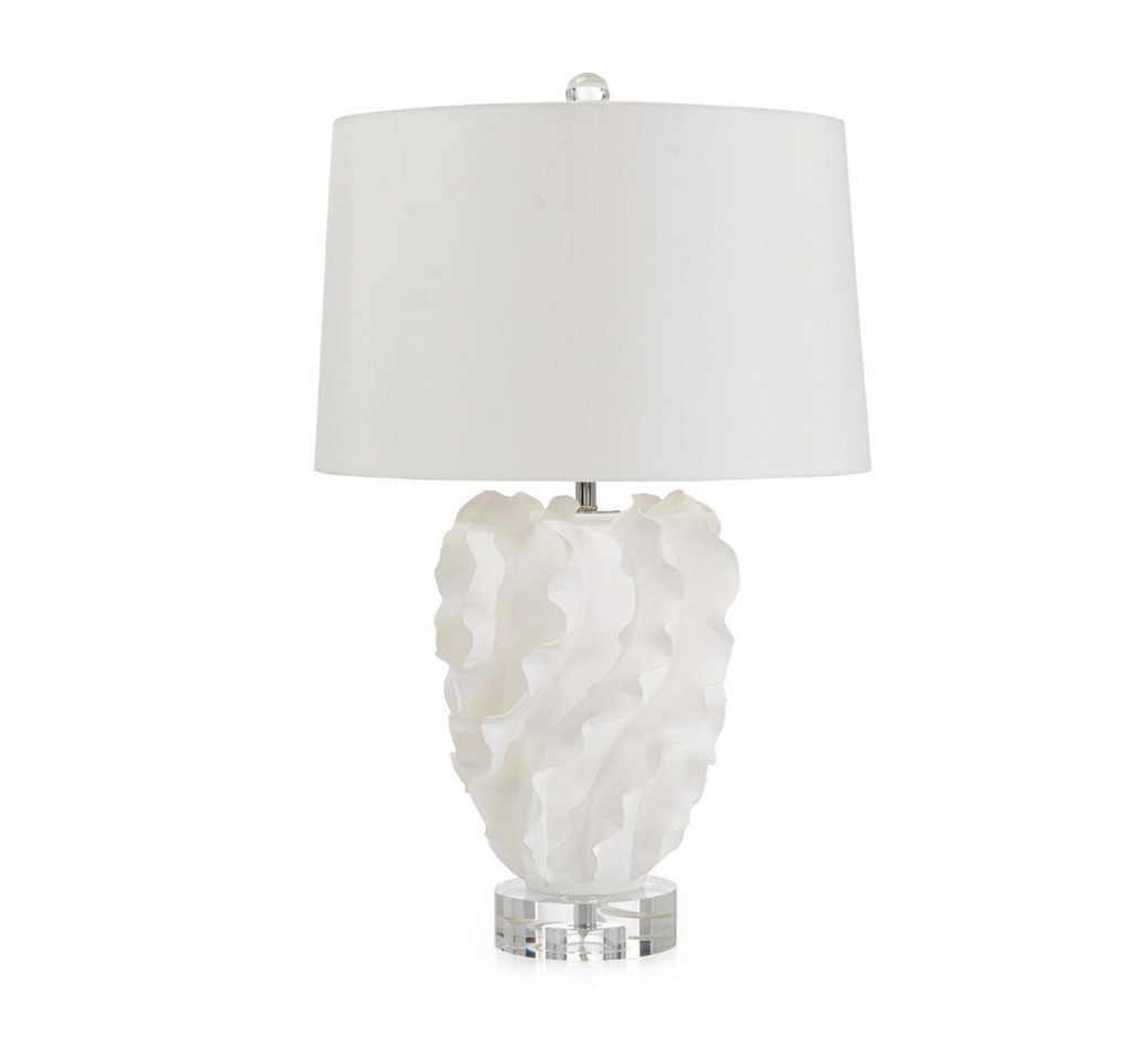 Balza Table Lamp, White
