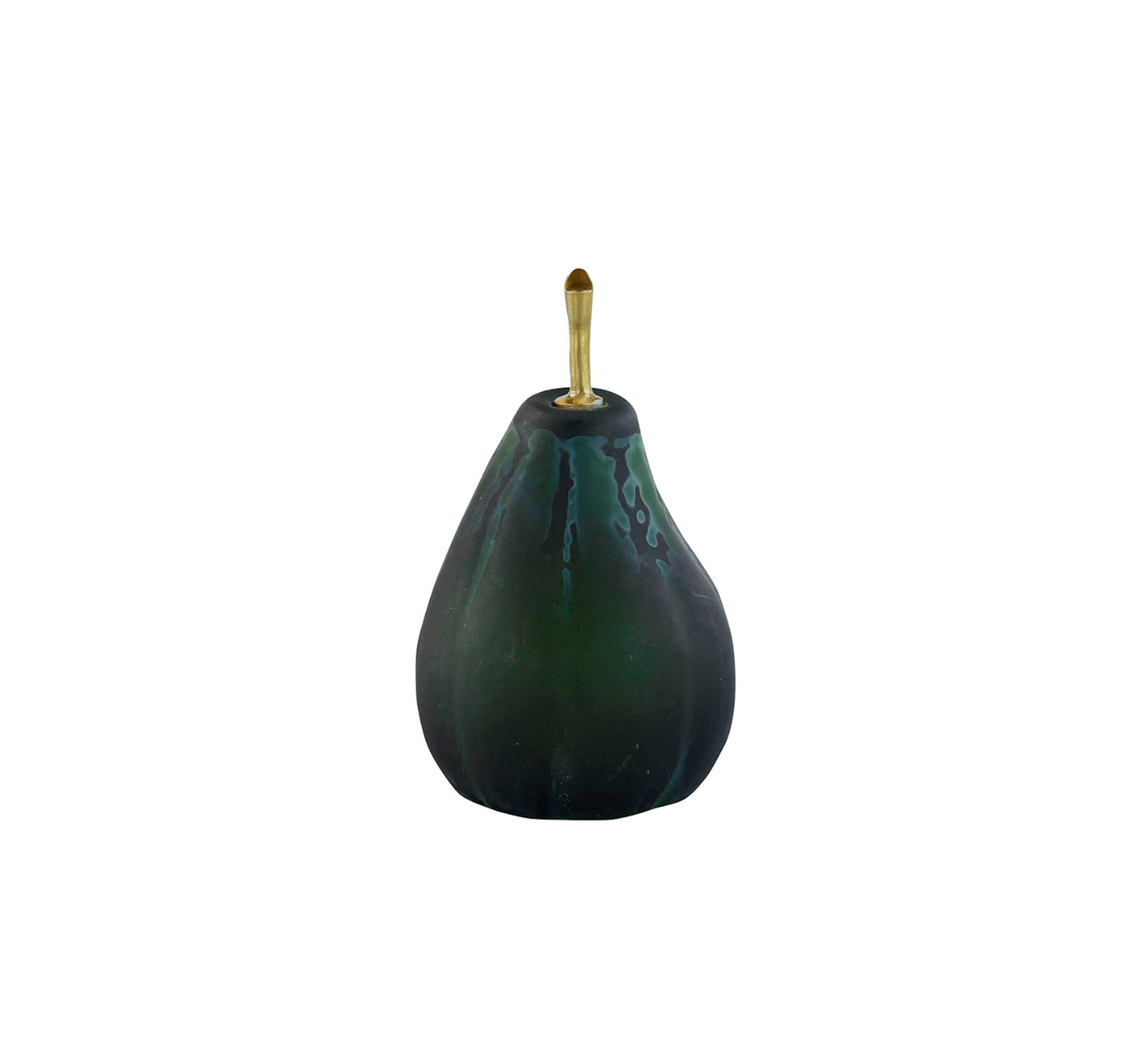 Glass Pear Sculpture